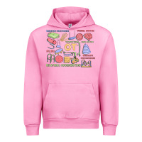 Fuchsia Pink biliteral coordintiom Urban Hoodie - MaliasSmallBusiness