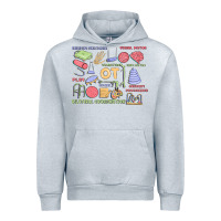 Heather Grey biliteral coordintiom Urban Hoodie - MaliasSmallBusiness
