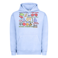 Pigment Grape Ice biliteral coordintiom Urban Hoodie - MaliasSmallBusiness