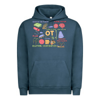 Pigment Midnight Navy biliteral coordintiom Urban Hoodie - MaliasSmallBusiness