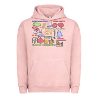 Pigment Salmon biliteral coordintiom Urban Hoodie - MaliasSmallBusiness