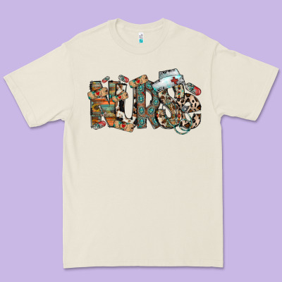 Nurse Western Premium Tee Designed By Racoondesign
