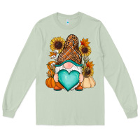 Matcha Western Fall gnome Long Sleeve Tee - RanaPortraitStore