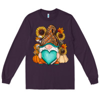 Plum Western Fall gnome Long Sleeve Tee - RanaPortraitStore