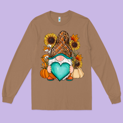 Long Sleeve Tee Western Fall gnome