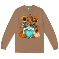 Toasted Coconut Western Fall gnome Long Sleeve Tee - RanaPortraitStore