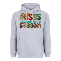 Heather Grey jesus the reason for the season Heavyweight Hoodie - FaDigitalArtStudio
