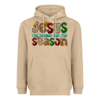 Mushroom jesus the reason for the season Heavyweight Hoodie - FaDigitalArtStudio