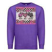 Purple peace love racing Premium Sweatshirt - JahusDesignShop