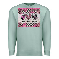 Seafoam peace love racing Premium Sweatshirt - JahusDesignShop