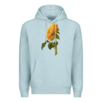 Blue Mist teddy bear sunflower Premium Hoodie - LillyAllenDesigns