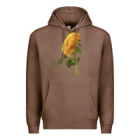 Chestnut teddy bear sunflower Premium Hoodie - LillyAllenDesigns