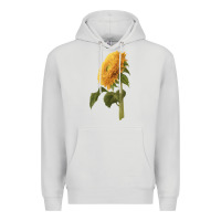 Dove Grey teddy bear sunflower Premium Hoodie - LillyAllenDesigns