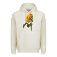 Oatmeal Heather teddy bear sunflower Premium Hoodie - LillyAllenDesigns