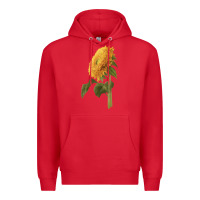 Red teddy bear sunflower Premium Hoodie - LillyAllenDesigns