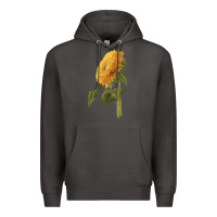 Smoke teddy bear sunflower Premium Hoodie - LillyAllenDesigns