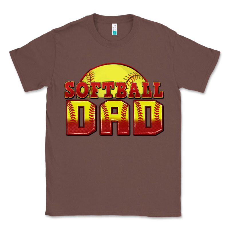Softball Dad Classic Tee by Zillion Design Studio | Teevron