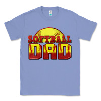 Colony Blue softball dad Classic Tee - Zillion Design Studio