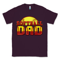 Plum softball dad Classic Tee - Zillion Design Studio