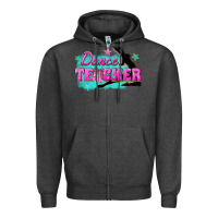 Charcoal Heather dance teacher Zipper Hoodie - texasbilliewilder