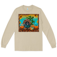 Mushroom Western Fall Thanksgiving Turkey Long Sleeve Tee - RanaPortraitStore