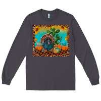 Smoke Western Fall Thanksgiving Turkey Long Sleeve Tee - RanaPortraitStore