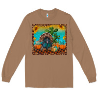Toasted Coconut Western Fall Thanksgiving Turkey Long Sleeve Tee - RanaPortraitStore