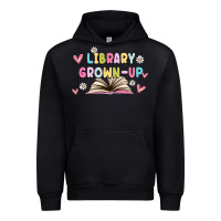 Black library grown up Urban Hoodie - MaliasSmallBusiness