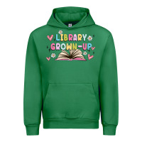 Emerald library grown up Urban Hoodie - MaliasSmallBusiness