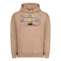 Pigment Burro library grown up Urban Hoodie - MaliasSmallBusiness