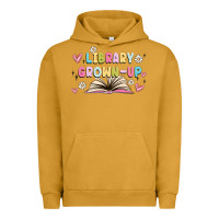 Pigment Peanut Butter library grown up Urban Hoodie - MaliasSmallBusiness