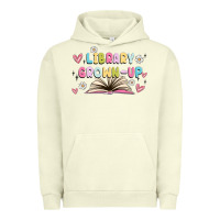 Pigment Pistachio library grown up Urban Hoodie - MaliasSmallBusiness