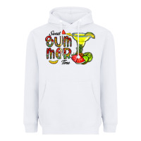 White sweet summer time Heavyweight Hoodie - CowhideDigitalArt