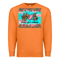 Carrot peace love pitbull Premium Sweatshirt - JahusDesignShop