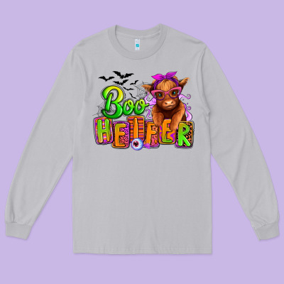 Long Sleeve Tee Boo Heifer baby Cow
