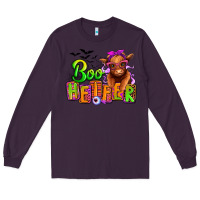 Plum Boo Heifer baby Cow Long Sleeve Tee - RanaPortraitStore