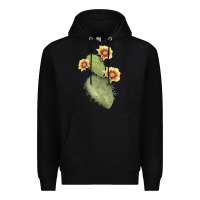 Black opuntia phaeacantha Premium Hoodie - LillyAllenDesigns