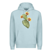 Blue Mist opuntia phaeacantha Premium Hoodie - LillyAllenDesigns