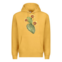 Mustard opuntia phaeacantha Premium Hoodie - LillyAllenDesigns
