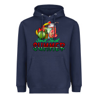Navy sweet sweet summer Heavyweight Hoodie - CowhideDigitalArt