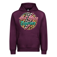 Mauve Wine hot mess express Urban Hoodie - MaliasSmallBusiness