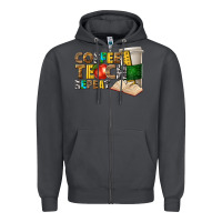 Smoke coffee teach repeat Zipper Hoodie - texasbilliewilder