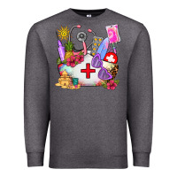 Charcoal Heather nurse  summer Premium Sweatshirt - AdoDesignShop