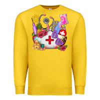 Lemon nurse  summer Premium Sweatshirt - AdoDesignShop