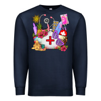 Navy nurse  summer Premium Sweatshirt - AdoDesignShop