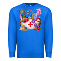 True Royal nurse  summer Premium Sweatshirt - AdoDesignShop