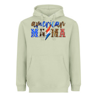 Matcha american mama thunderbolt Heavyweight Hoodie - HRA Design Shop