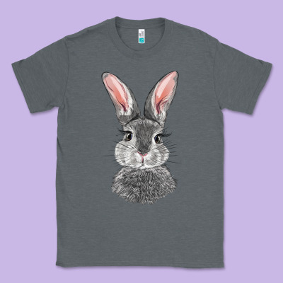 Bunny Face Classic Tee Designed By Ranaportraitstore