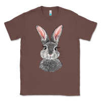 Chestnut Bunny Face Classic Tee - RanaPortraitStore