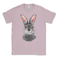 Lilac Bunny Face Classic Tee - RanaPortraitStore